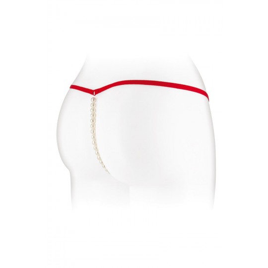 String avec perles Venusina - rouge 2